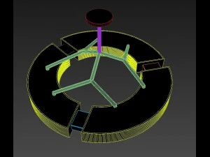 ozone light ceiling 3D Model