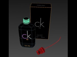 perfume calvin klein be edt 100ml 3D Model