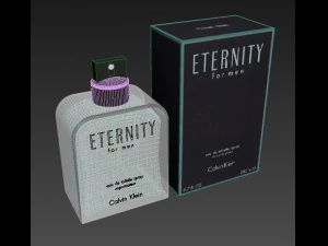 perfume calvin klein eternity for men 200ml 3D Model