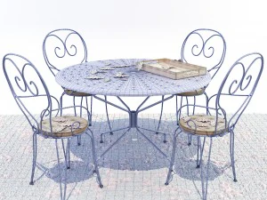 garden table 3D Model