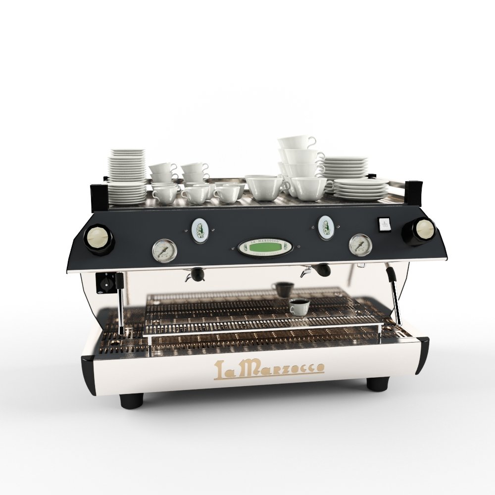Dual Coffee Espresso Machine 3D model