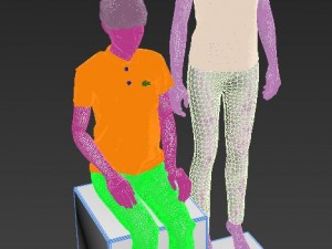 lacoste woman mannequinpose1 3D Model