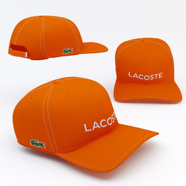 lacoste man cap Modelo 3D .c4d .max .obj .3ds .fbx .stl .blend 