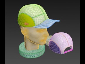lacoste cap 3D Model