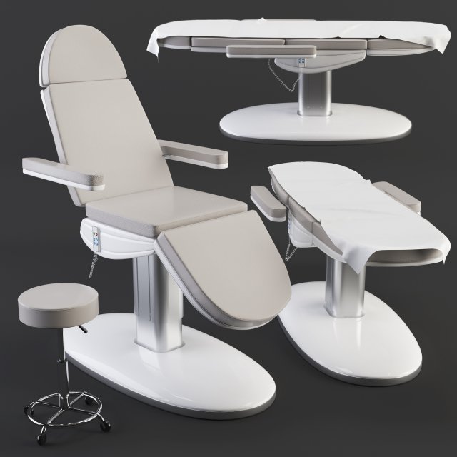 treatment care table 3D Modell .c4d .max .obj .3ds .fbx .stl .blend