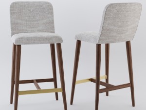 luxe stool 3D Model