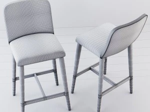 luxe stool 3D Model