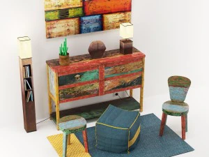 colorful decoration 3D Model