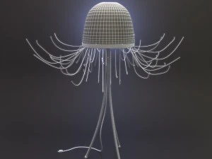 jellyfish lamp spira mirabilis 3D Model