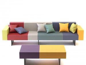 sof&aacute; de ar Modelo 3D