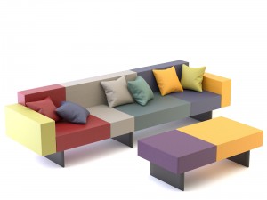air sofa Modelo 3D