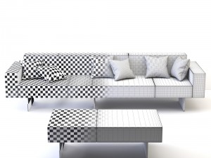 air sofa Modelo 3D