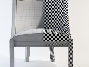 armchair isabella 3D मॉडल