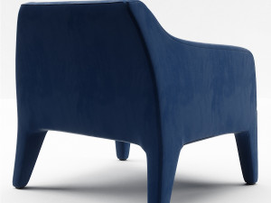 kelly armchair kl70 Modelo 3D