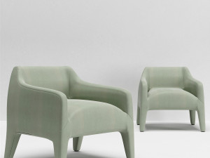 kelly armchair kl70 Modelo 3D