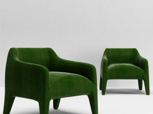 kelly armchair kl70 Modelo 3D