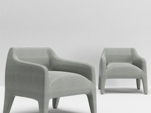 kelly armchair kl70 Modelo 3D