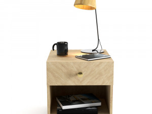 bedside and table lamp 3D 모델