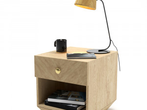 bedside and table lamp 3D 모델