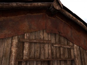 wooden barn 3D Model