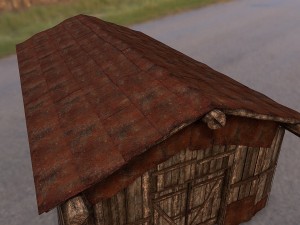 wooden barn 3D Model