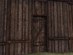 wooden barn 3D Model