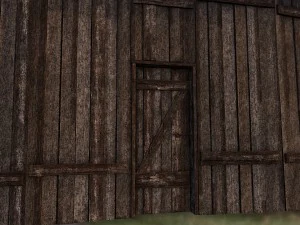 wooden barn 3D Model