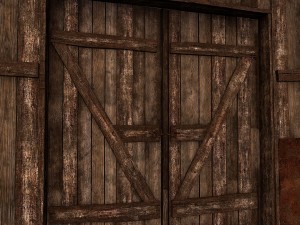 wooden barn 3D Model
