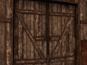 wooden barn 3D Model