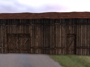 wooden barn 3D Model