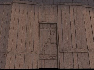 wooden barn 3D Model