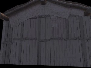 wooden barn 3D Model