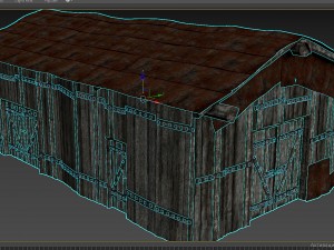 wooden barn 3D Model