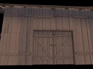 wooden barn 3D Model