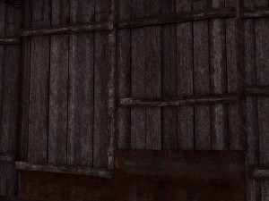 wooden barn 3D Model