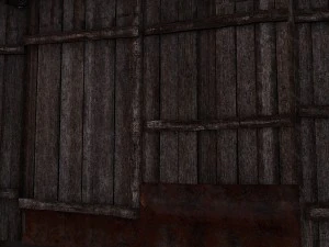 wooden barn 3D Model