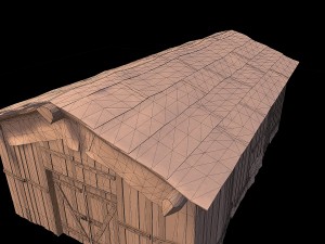 wooden barn 3D Model