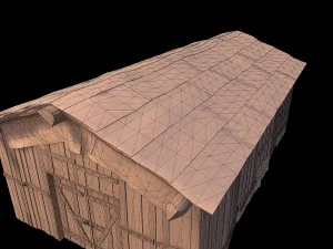 wooden barn 3D Model