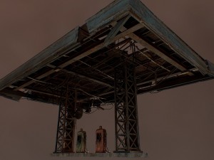gas station 3D Модель