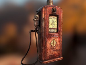 gas station 3D Модель