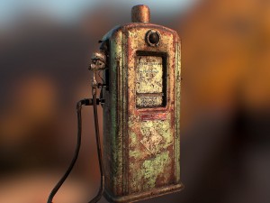 gas station 3D Модель