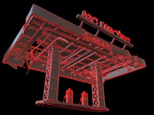 gas station 3D Модель