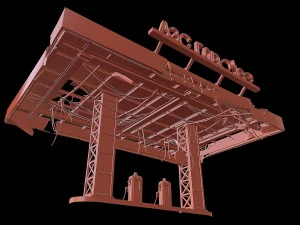 gas station 3D Model