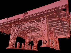gas station 3D Модель