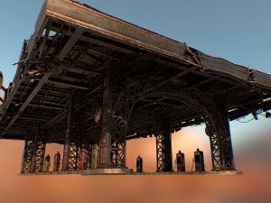 gas station 3D Модель