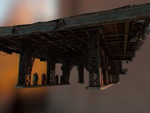 gas station 3D Model