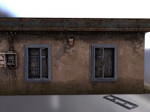 gas station store 3D Model