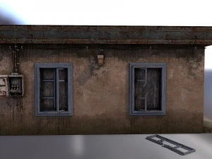 gas station store 3D Model