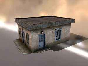 gas station store 3D Model