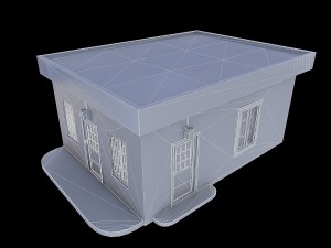 gas station store 3D Model